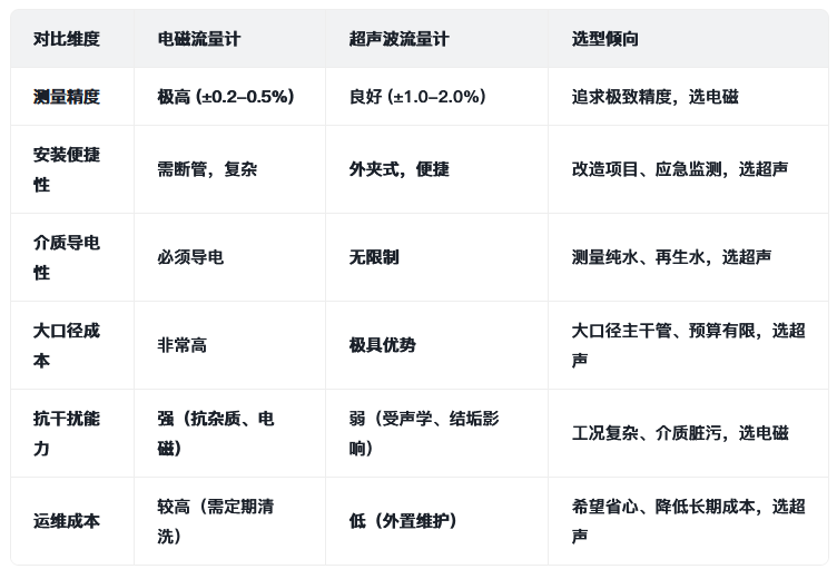  一文读懂！电磁与超声波流量计选型指南，助你告别选择困难症