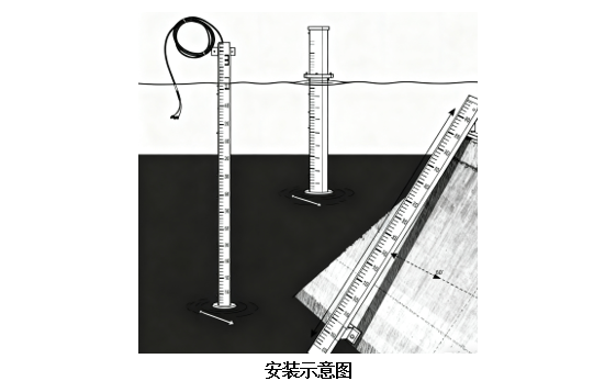 电子水尺安装示意图