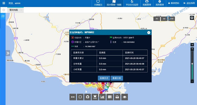 雨量监测预警系统平台